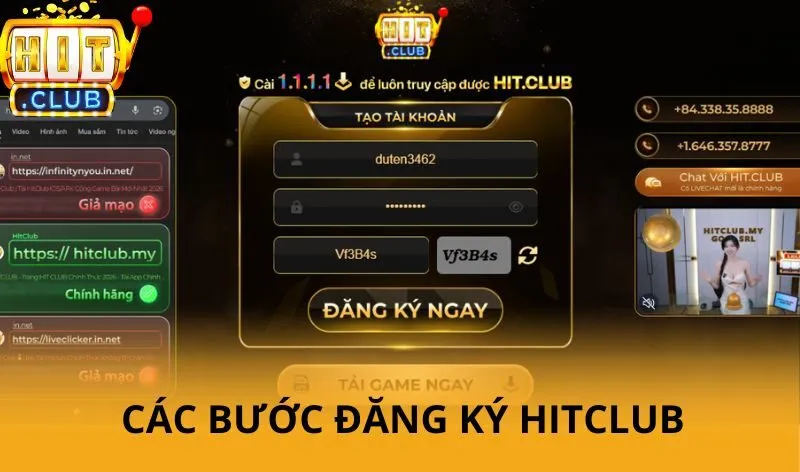 Thắc mắc liên quan đến bảo mật đăng ký Hitclub