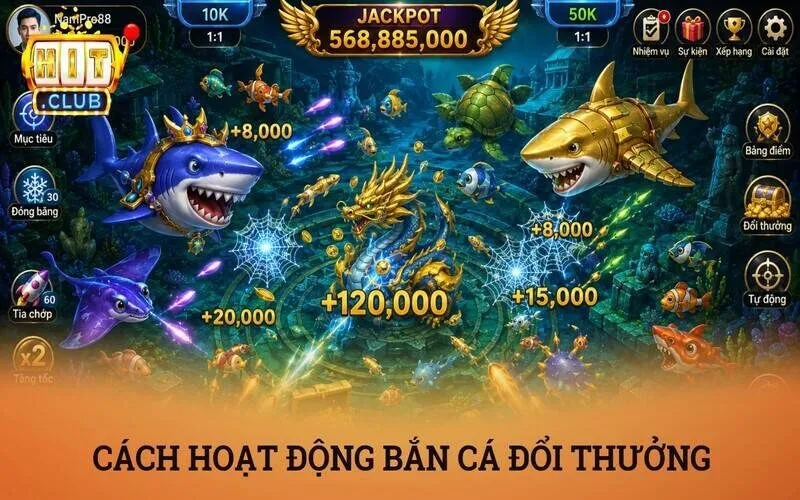 Cách hoạt động và tính điểm trong bắn cá đổi thưởng là gì?