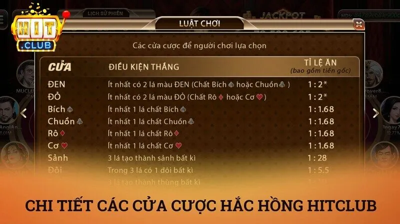 Giới thiệu về trò chơi hắc hồng Hitclub
