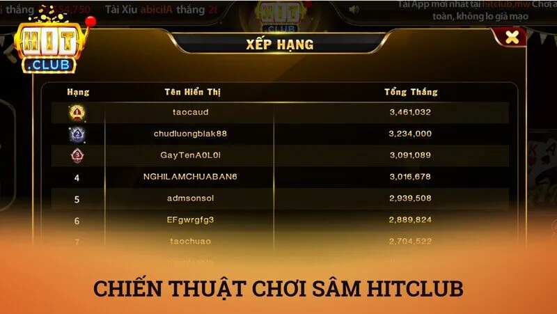 Chiến thuật đỉnh cao giúp nâng cao lợi nhuận khi chơi sâm Hitclub