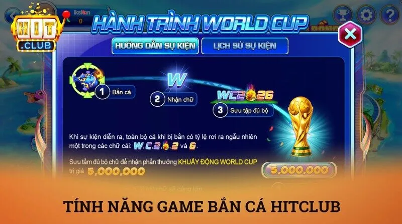 Bắn cá Hitclub – Tựa game đổi thưởng đại dương đỉnh cao bùng nổ 3 Bảng tra cứu các tính năng đặc biệt game bắn cá Hitclub
