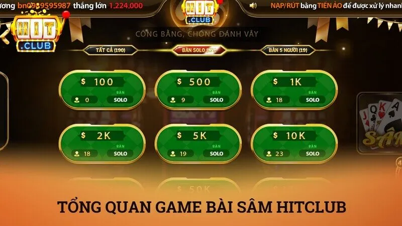 Tổng quan về luật chơi sâm Hitclub